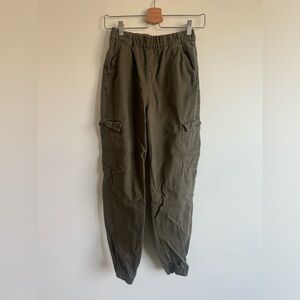 Army Green Cargo Joggers